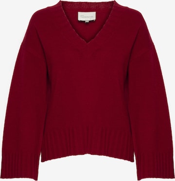 Pull-over 'Huxi' My Essential Wardrobe en rouge : devant