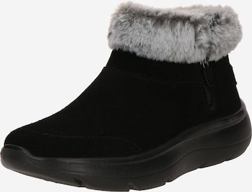 Botine 'ON-THE-GO ENCORE' de la SKECHERS pe negru: față