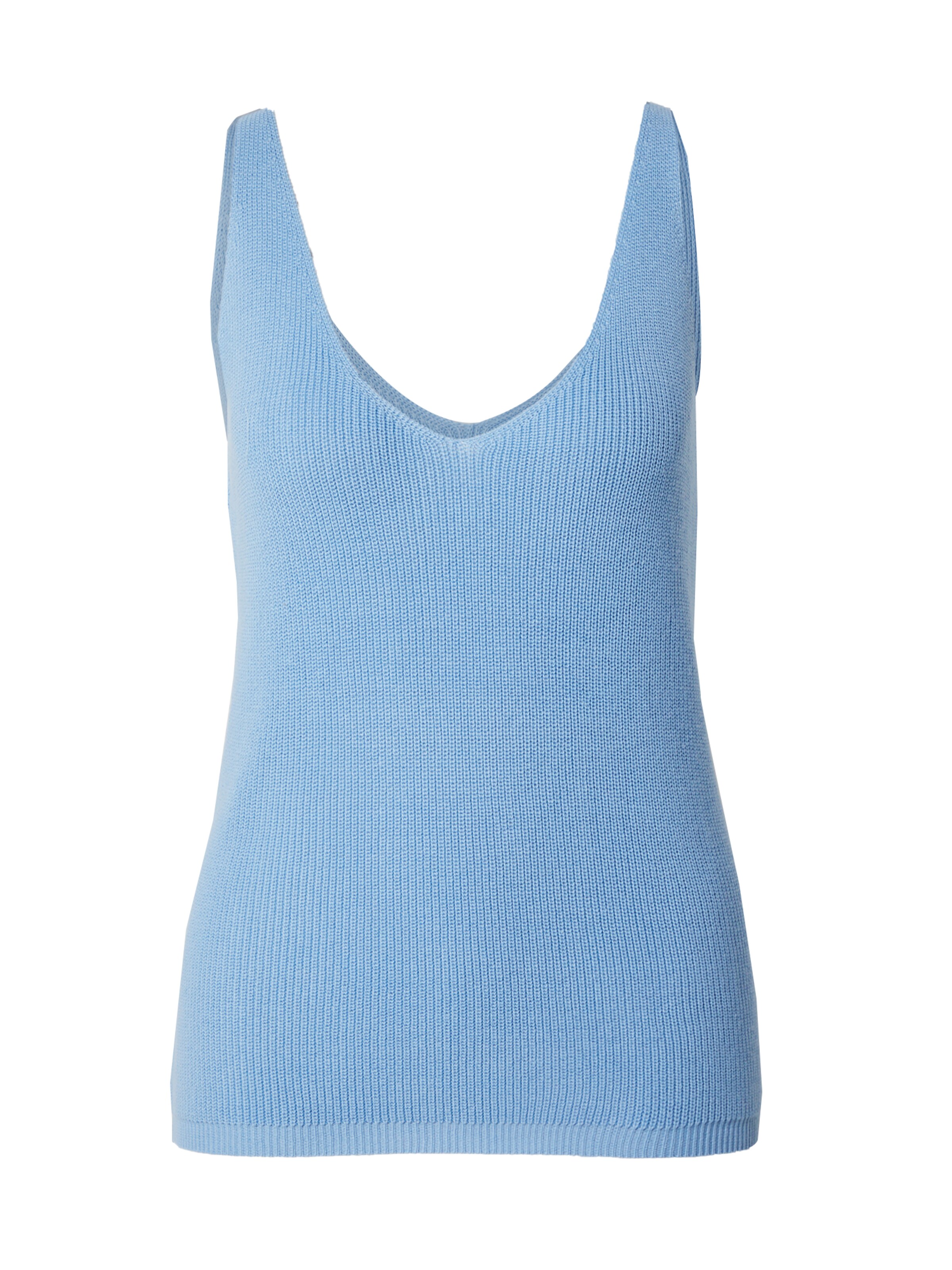 mėlyna Hailys Megzta palaidinė be rankovių 'Eb44by': priekis