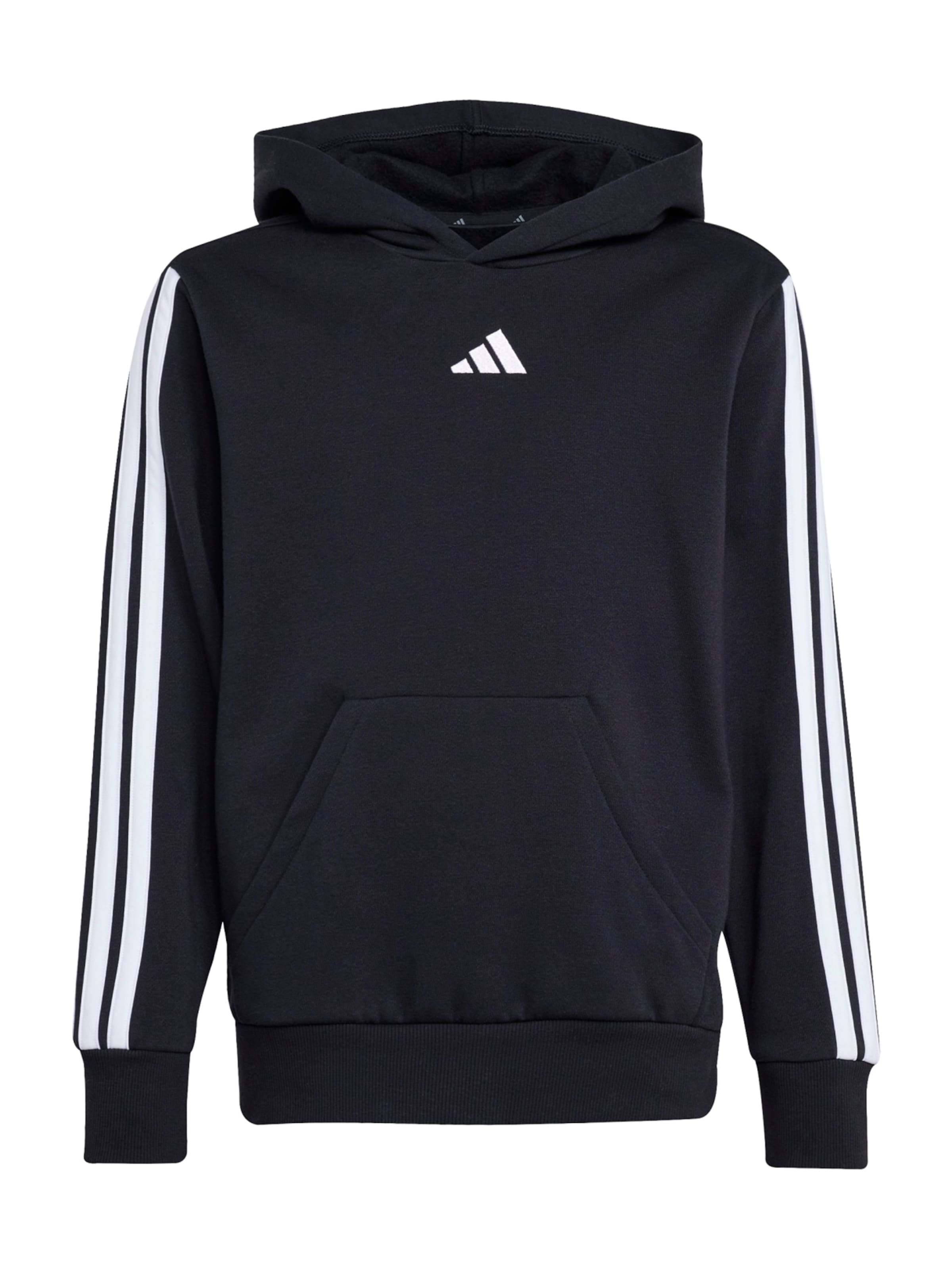 ADIDAS SPORTSWEAR Αθλητική μπλούζα φούτερ σε μαύρο: μπροστά