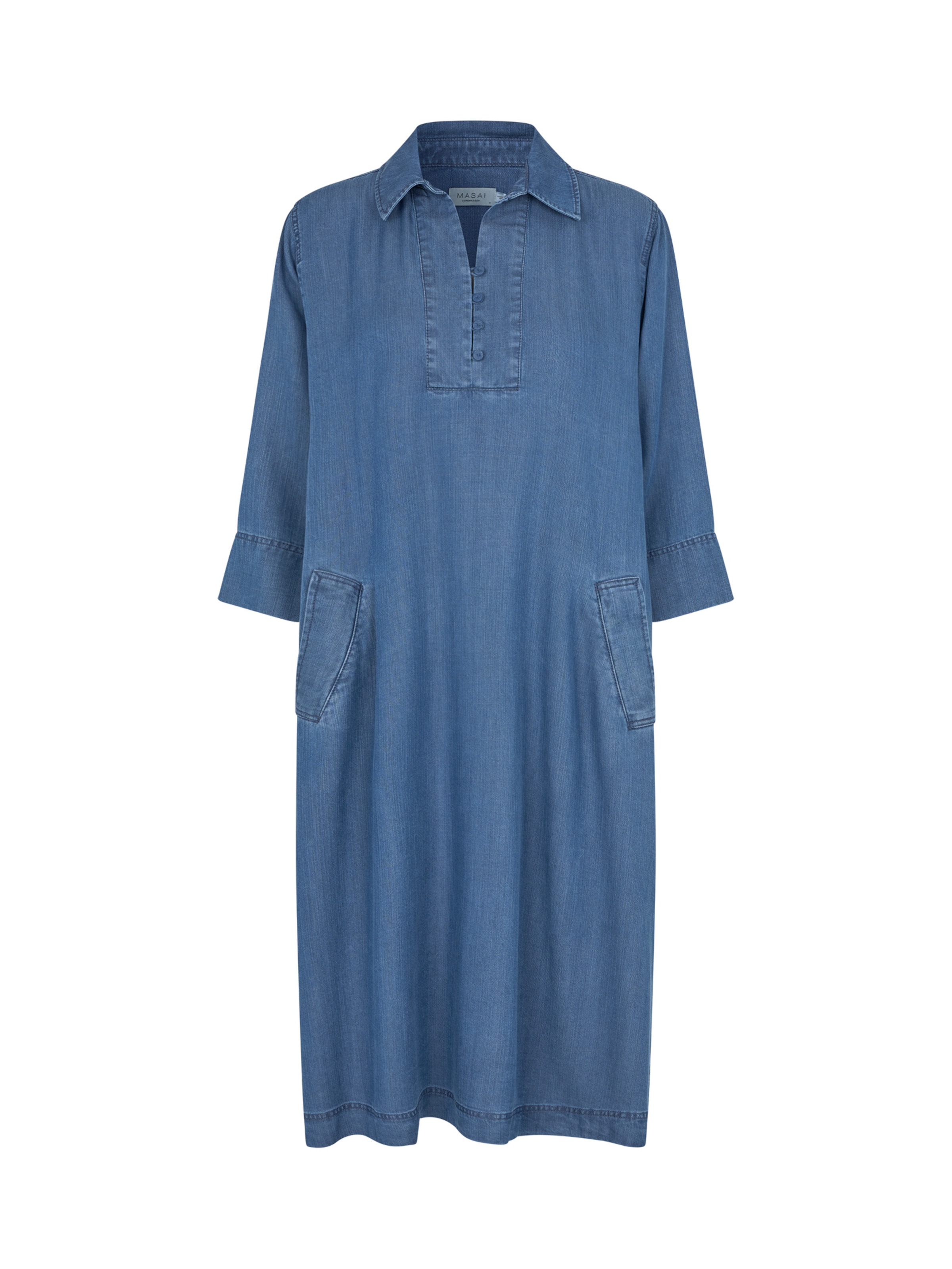 Masai Jurk 'MaNahlia' in Blauw: voorkant