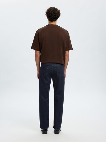 Regular Jean SELECTED en bleu