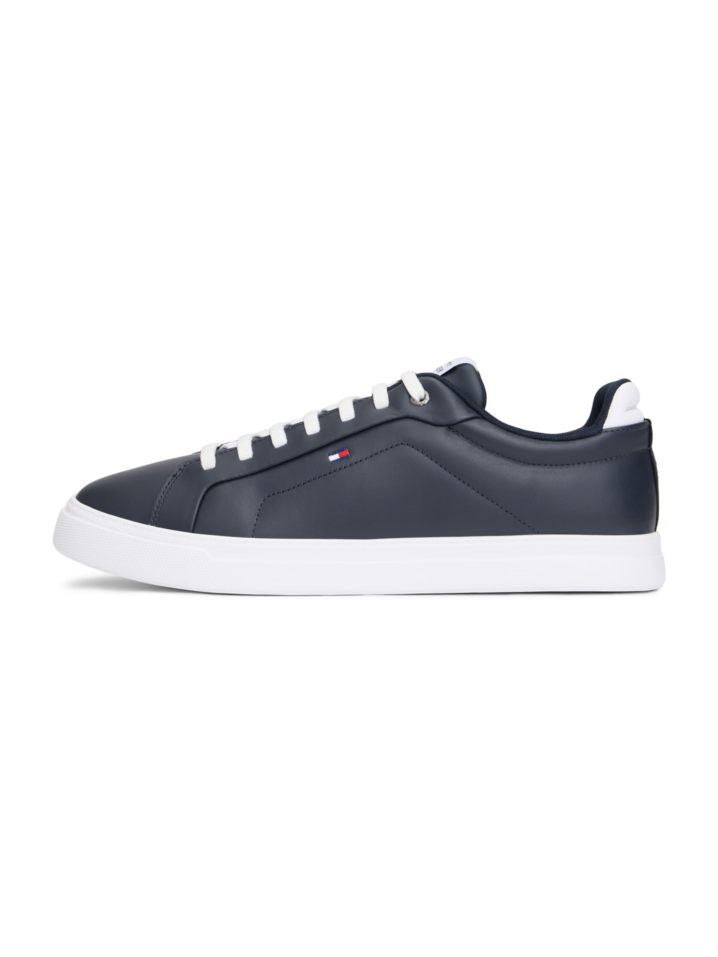 Sneaker low 'ICON COURT ESS' de la TOMMY HILFIGER pe albastru: față
