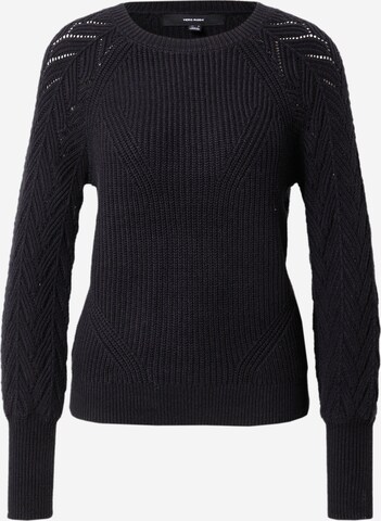 VERO MODA Sweater 'NICOLA' in Black: front