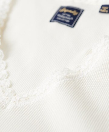 Haut Superdry en blanc