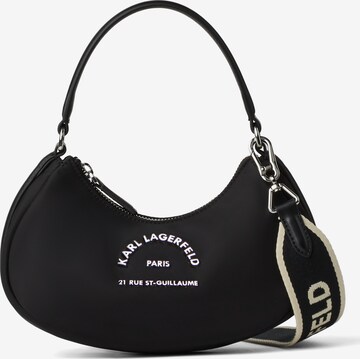 Karl Lagerfeld Crossbody bag 'Rue' in Black: front
