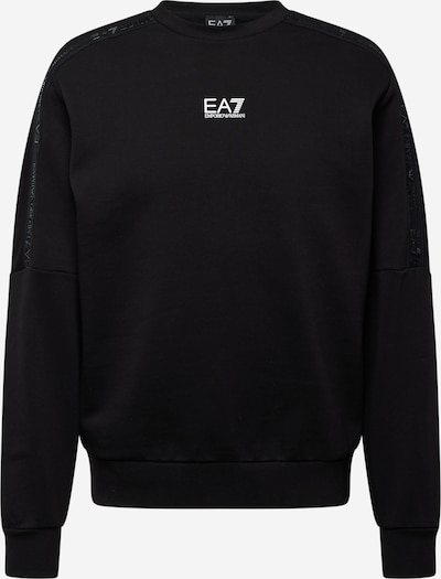 EA7 Emporio Armani Sportisks džemperis, krāsa - melns / balts, Preces skats