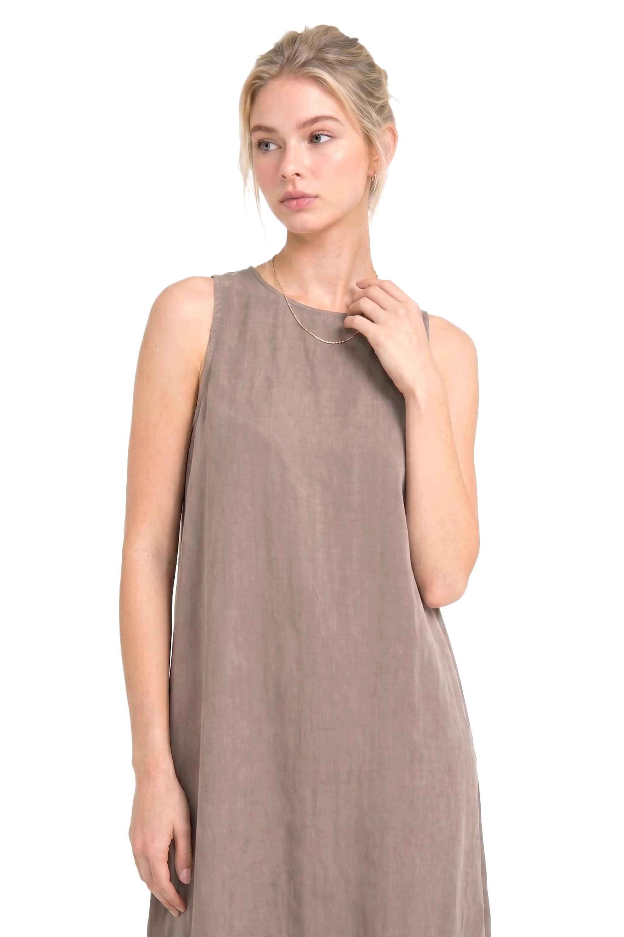 No Matter What Dress in Grey
