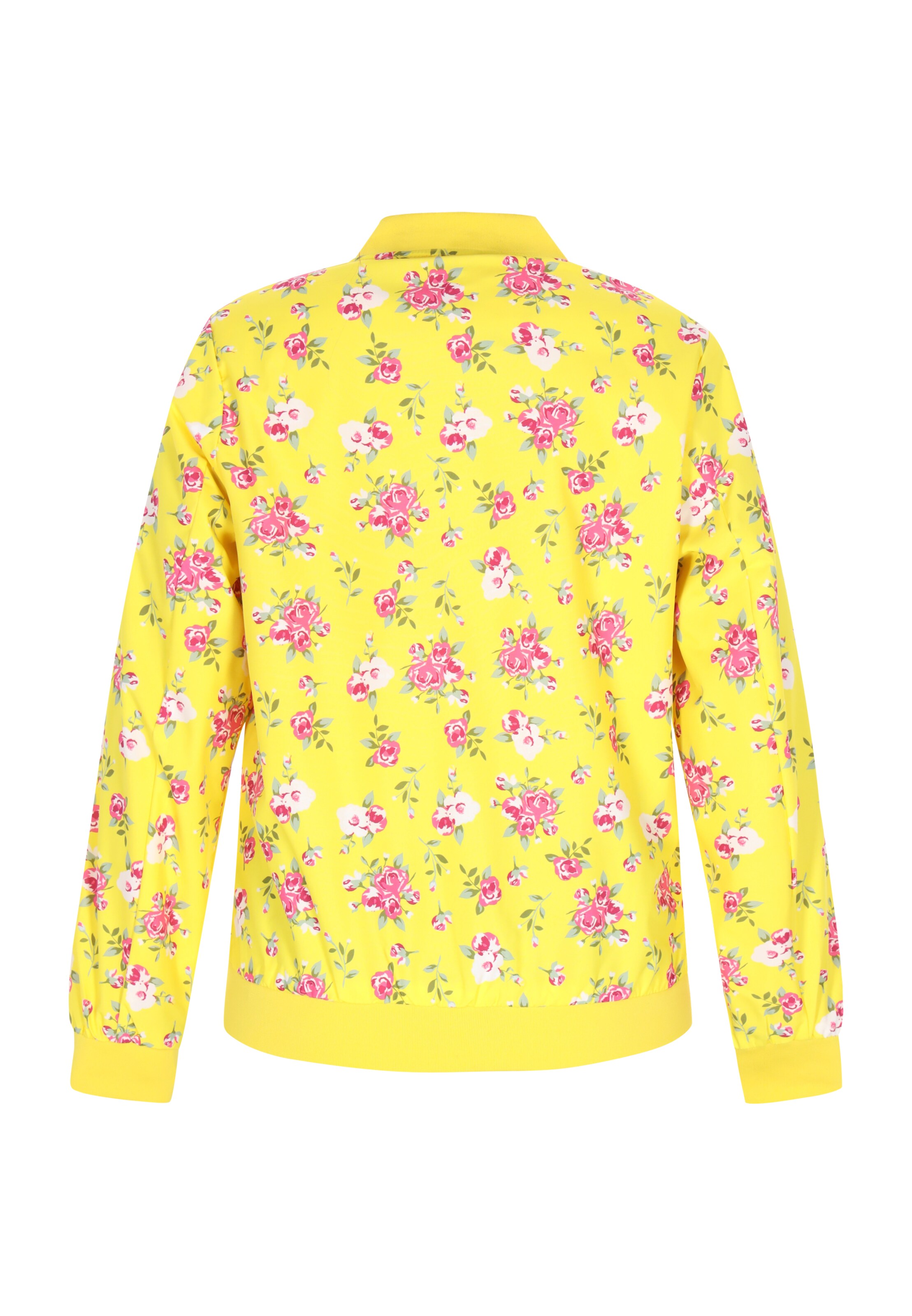 swirly Tussenjas in Geel