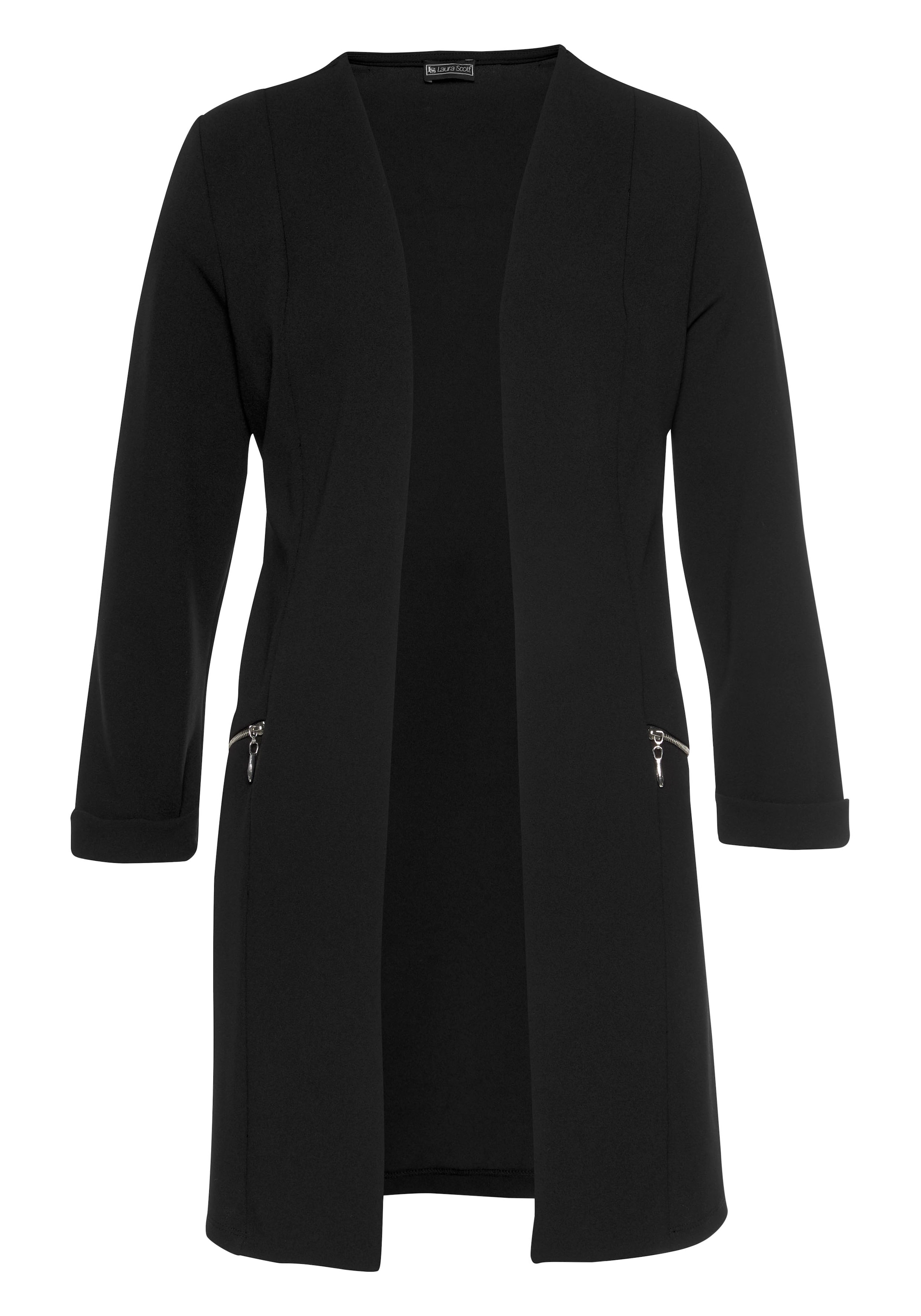 LAURA SCOTT Sommermantel in Schwarz: Vorderseite