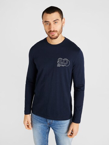 T-Shirt s.Oliver en bleu : devant