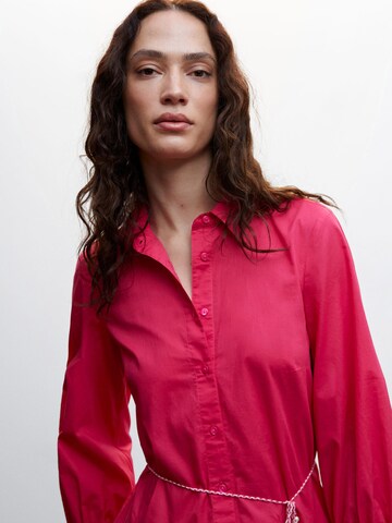 MANGO Košilové šaty 'Cornelia' – pink