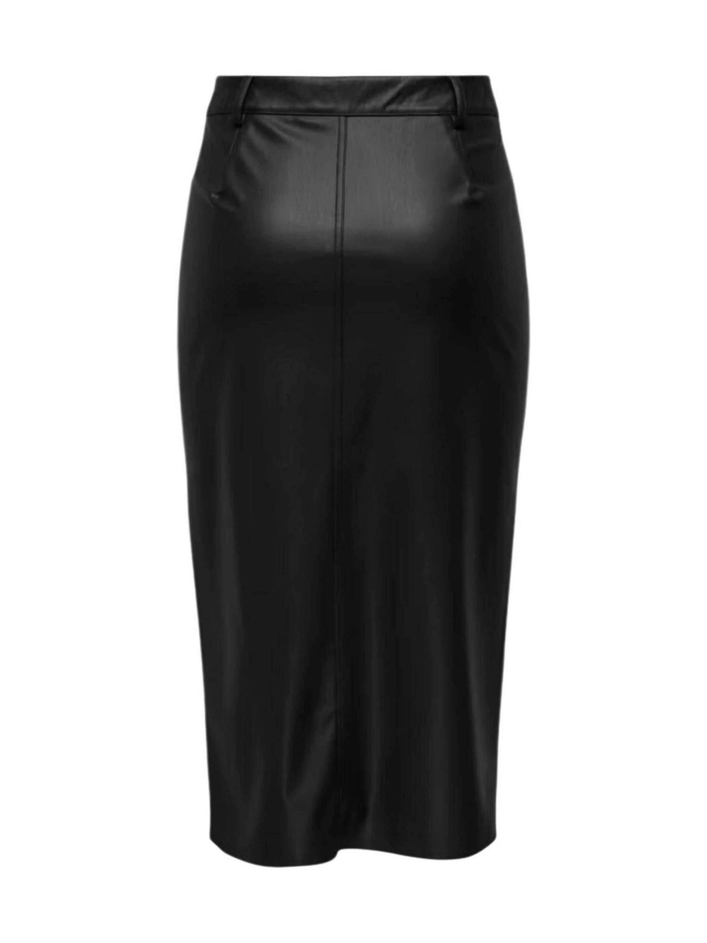 Gonna 'ONLBITTEN FAUX LEATH PENCIL SKIRT CC OTW 15373299' di ONLY in nero
