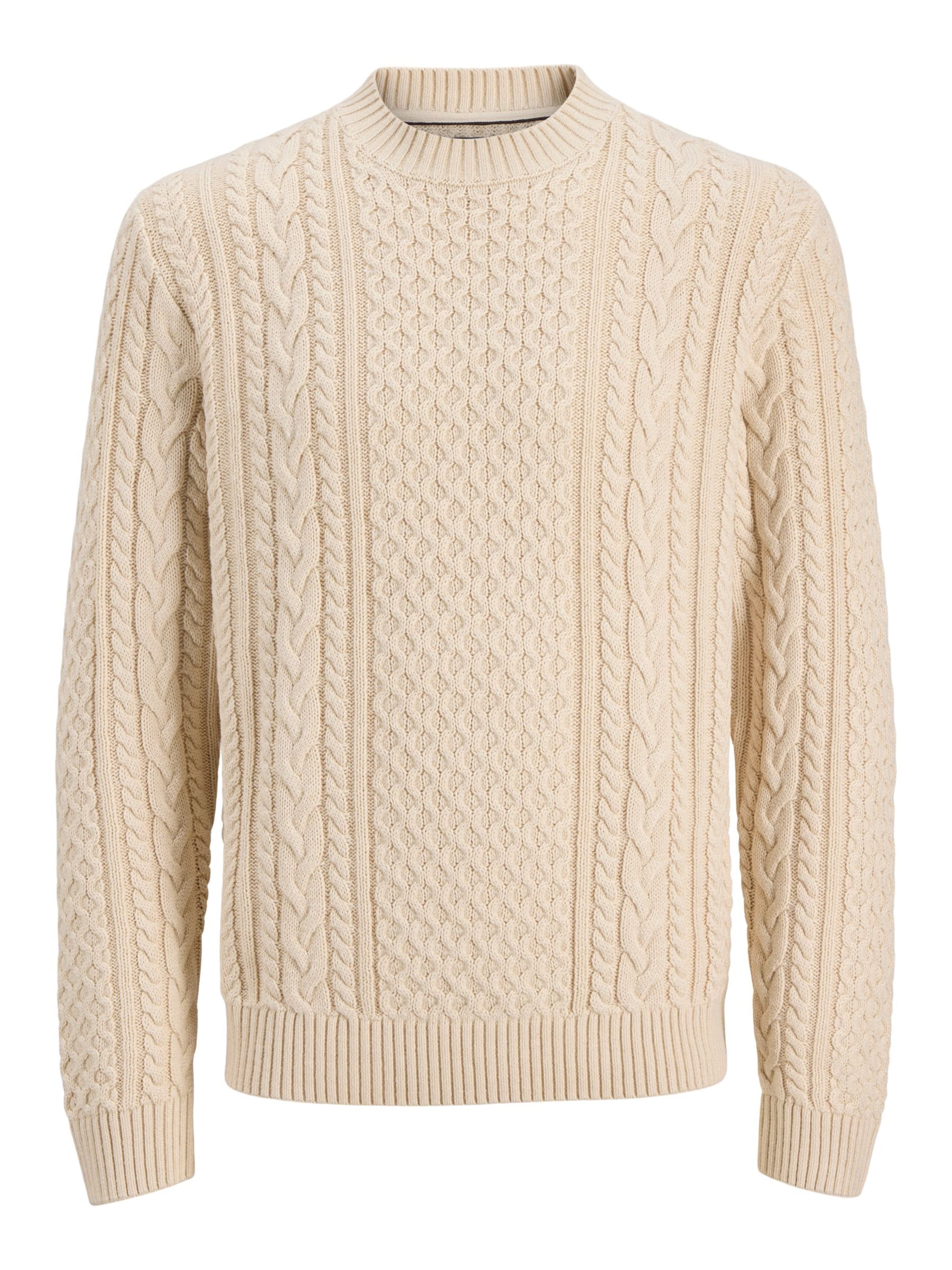 Pull-over JACK & JONES en beige : devant