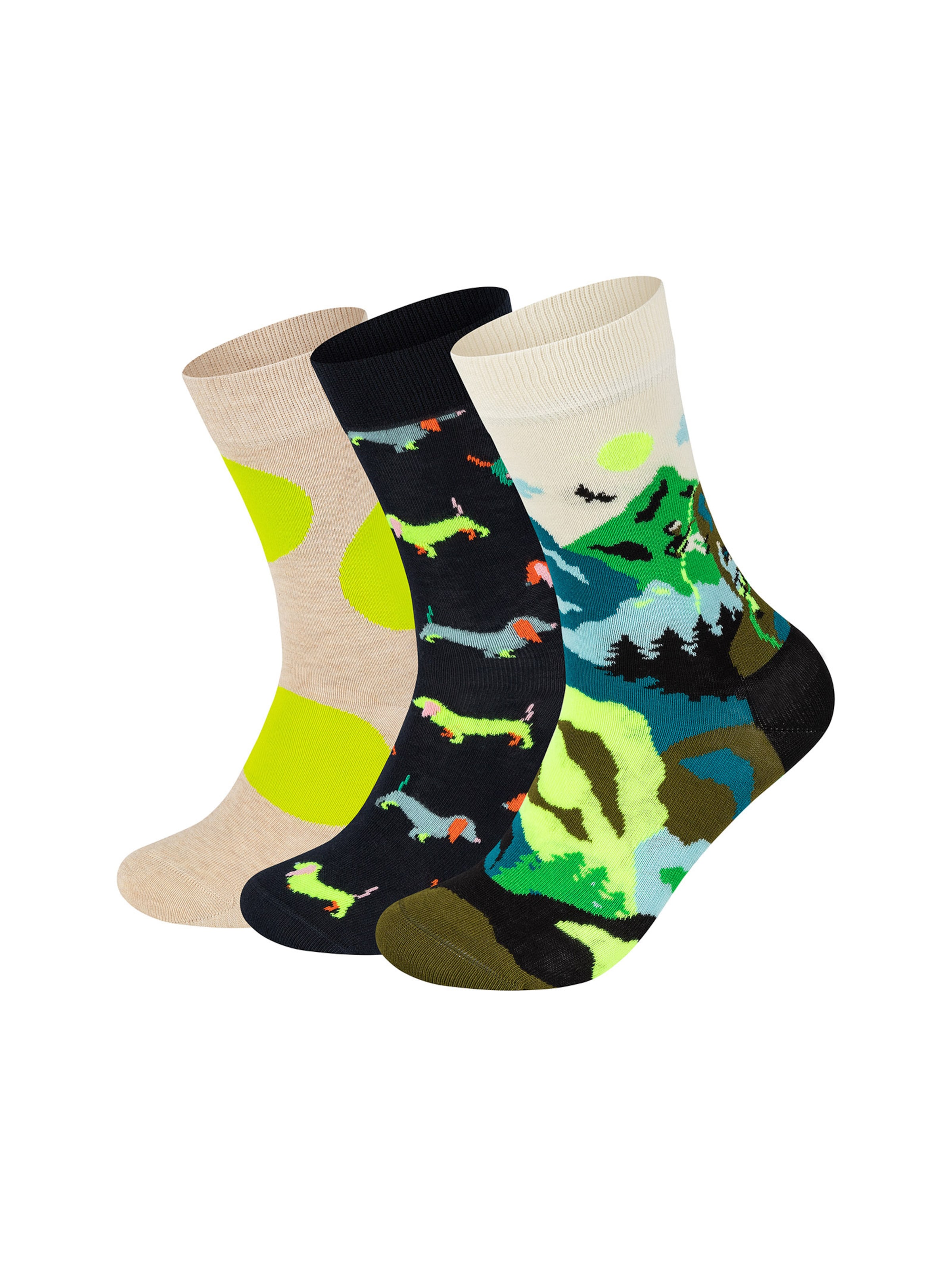 Happy Socks Sokker i beige: forside