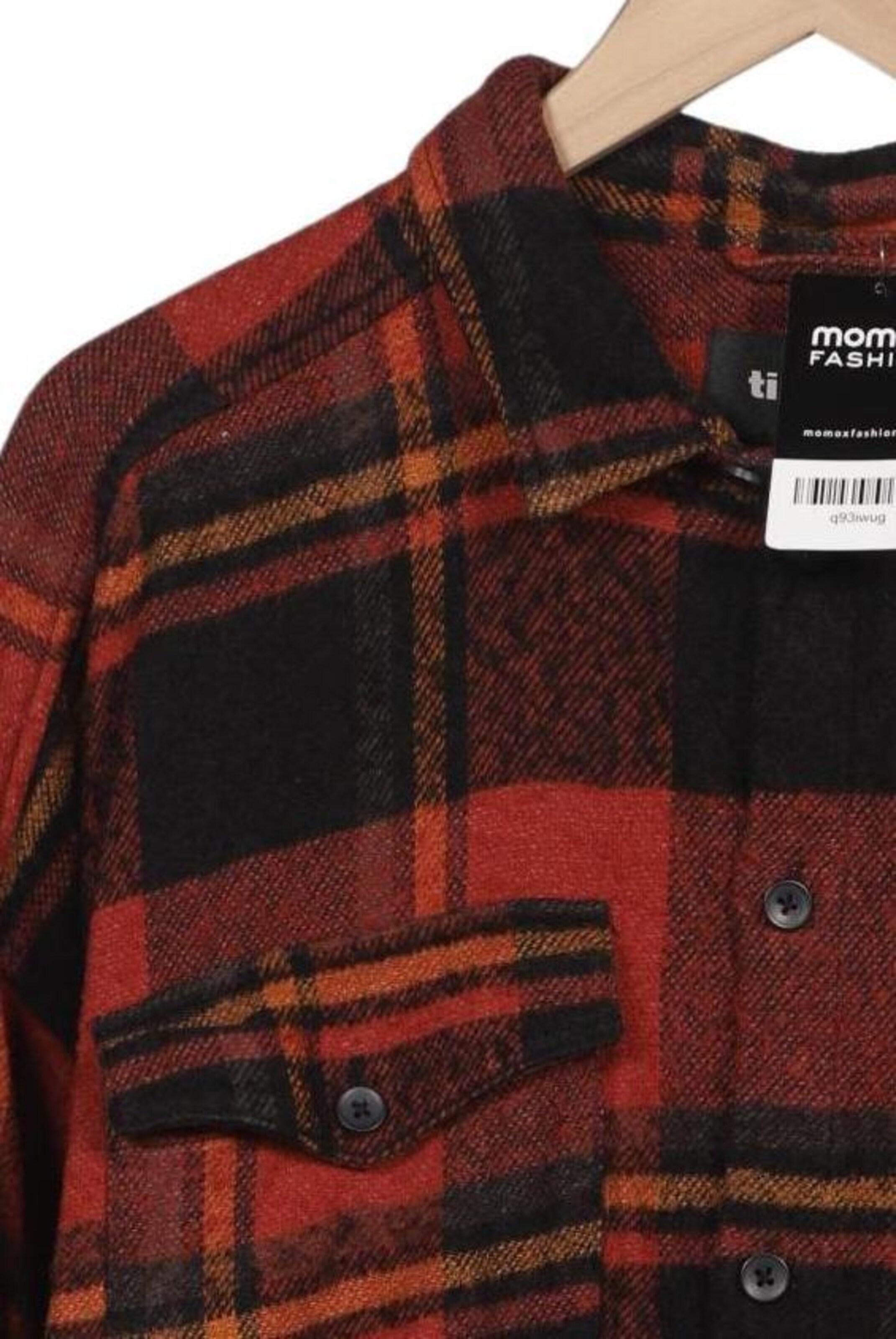 tigha Button Up Shirt in XXL in Red