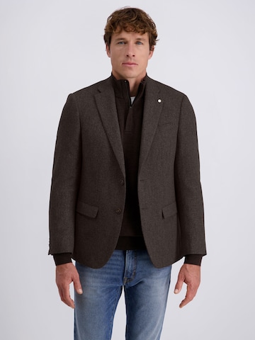 Coupe slim Veste de costume 'Grant' PIERRE CARDIN en marron : devant