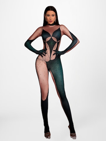 Mew Mews Jumpsuit 'Metra' in Grün: Vorderseite