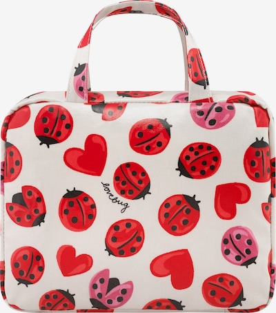 Cath Kidston Kulturtasche in creme / rot / schwarz, Produktansicht