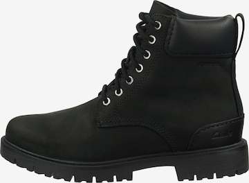 CLARKS Veterboots 'Rossdale' in Zwart