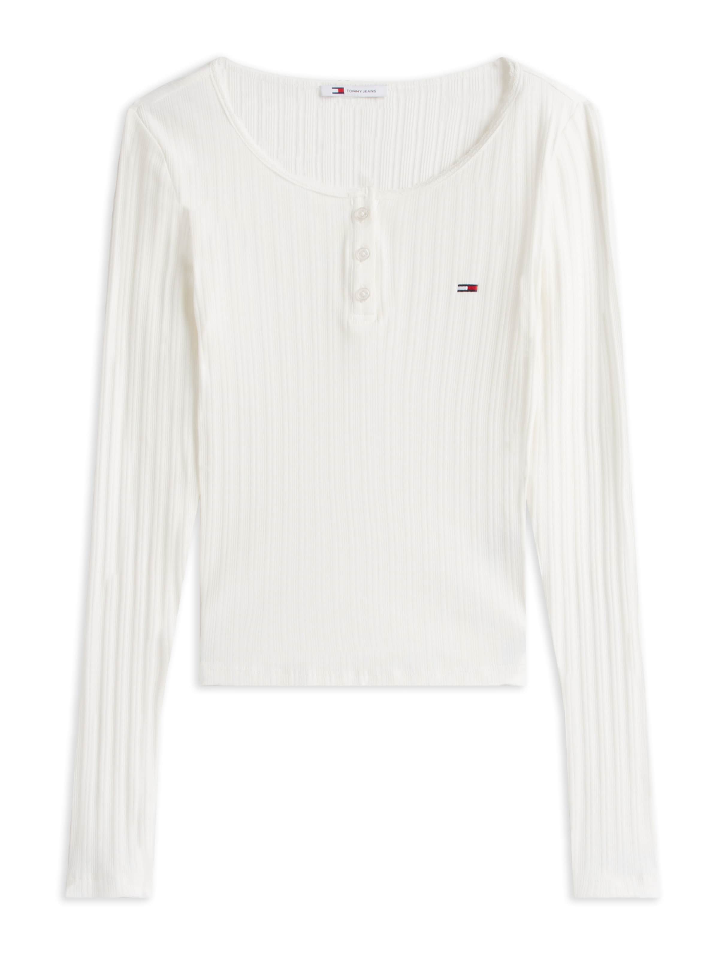 Tommy Jeans Tričko – bílá: přední strana