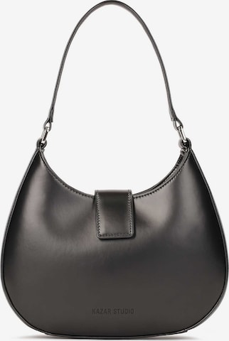 Kazar Studio - Bolso de hombro en negro: frente