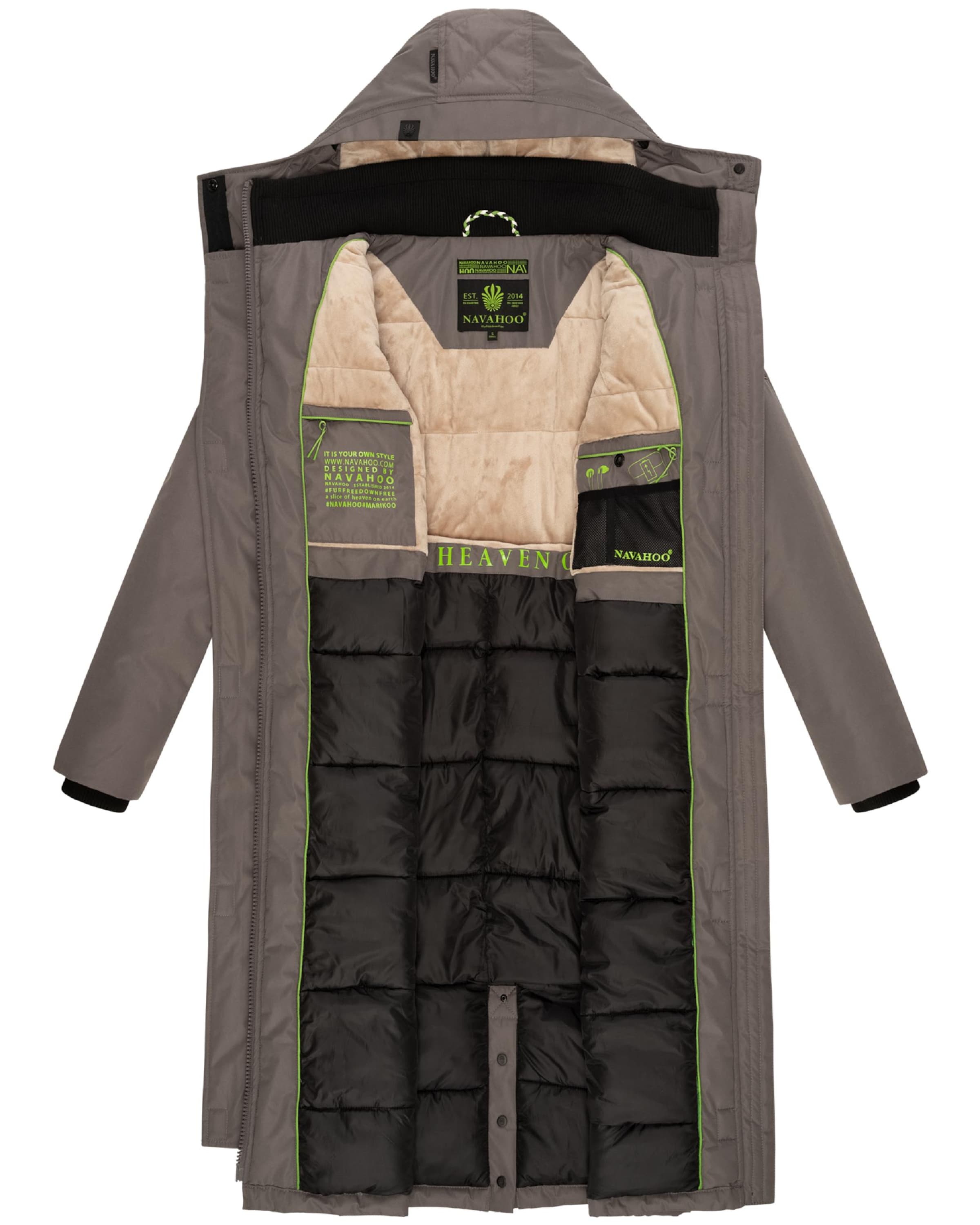 NAVAHOO Zimný kabát 'Hokulanii' - Sivá