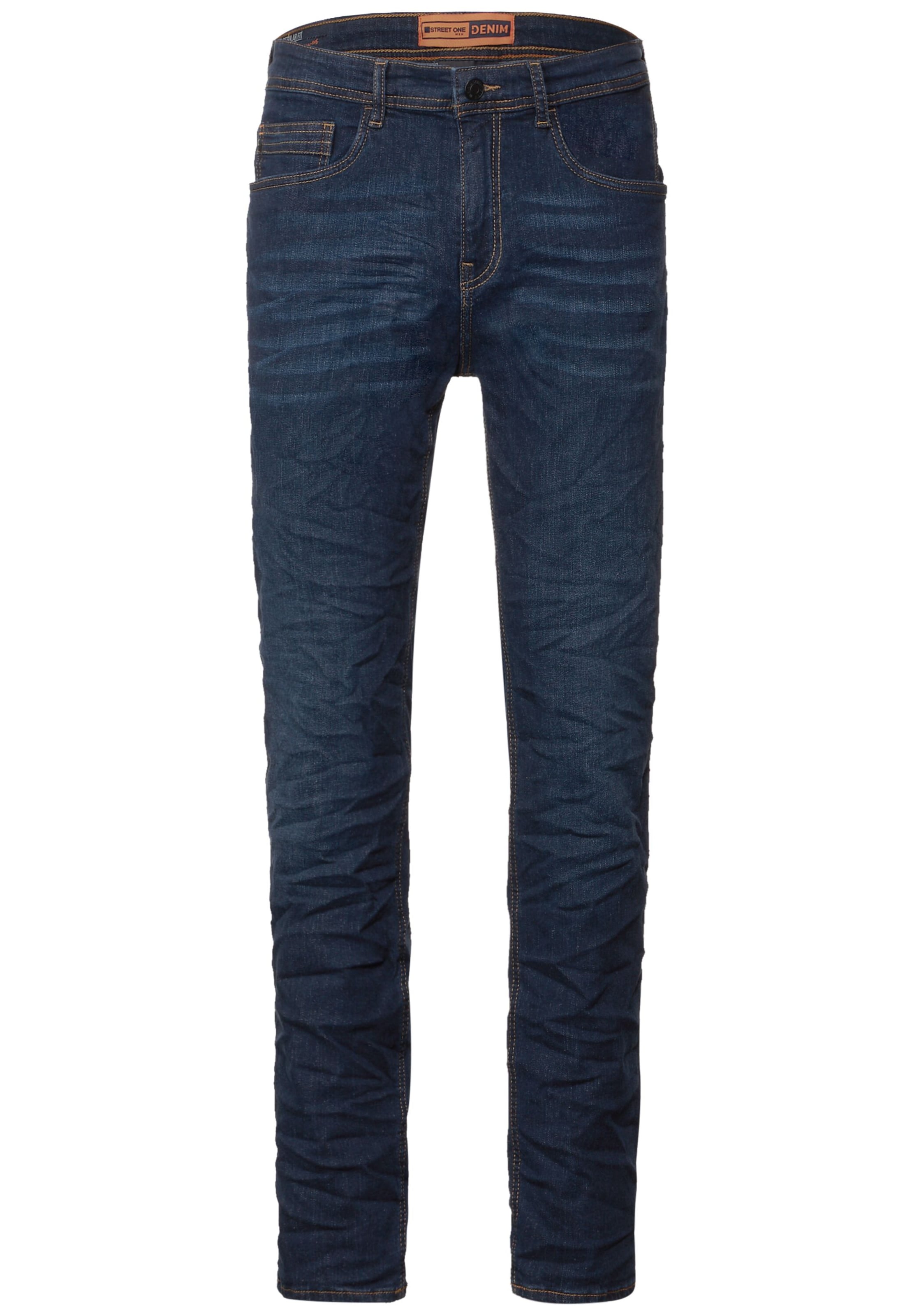 Street One MEN Slim fit Jeans in Blue: front