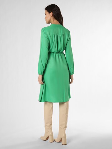 COMMA Košilové šaty – zelená