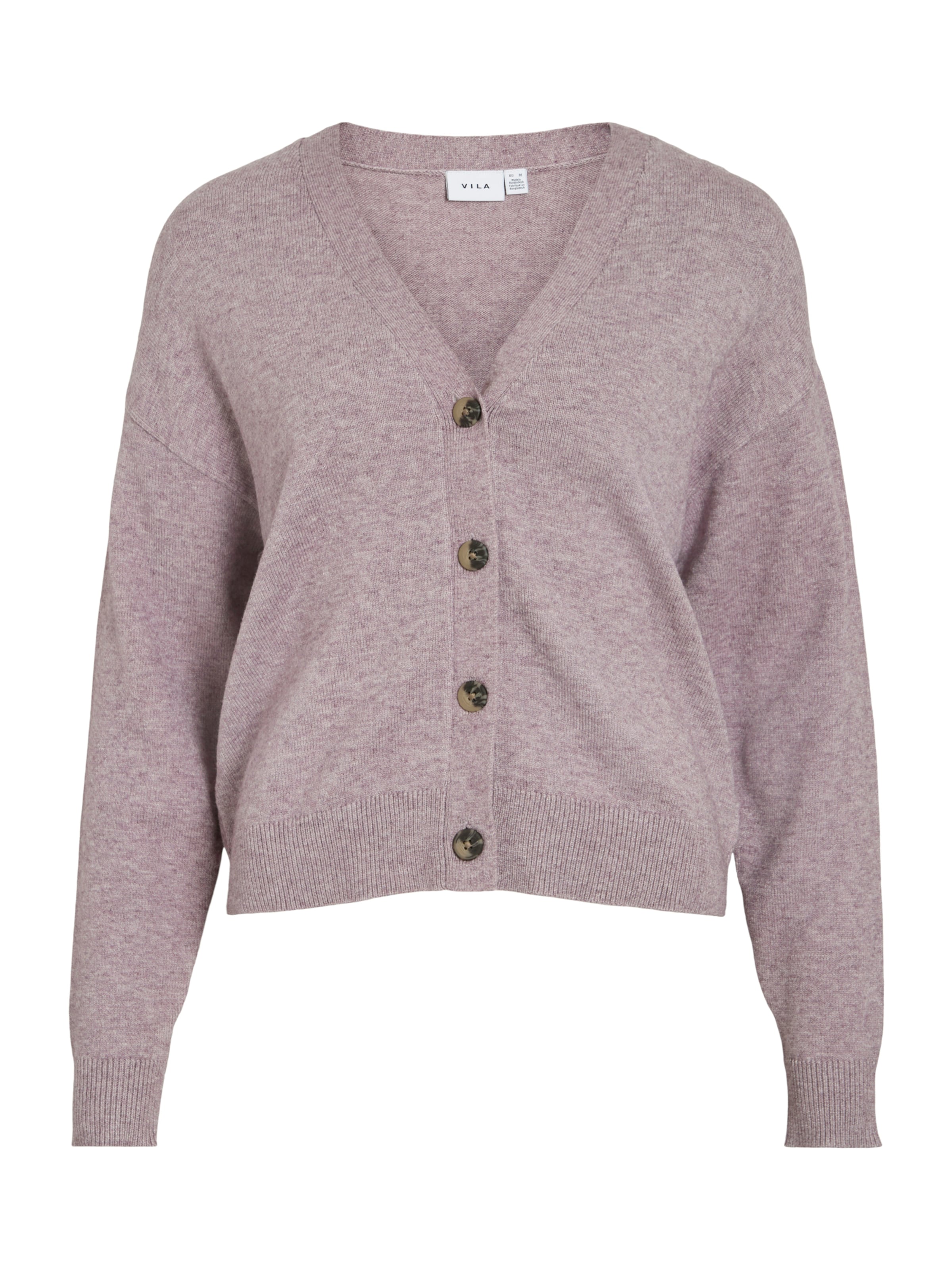 VILA Strickjacke 'VIRIL' in Lila: Vorderseite