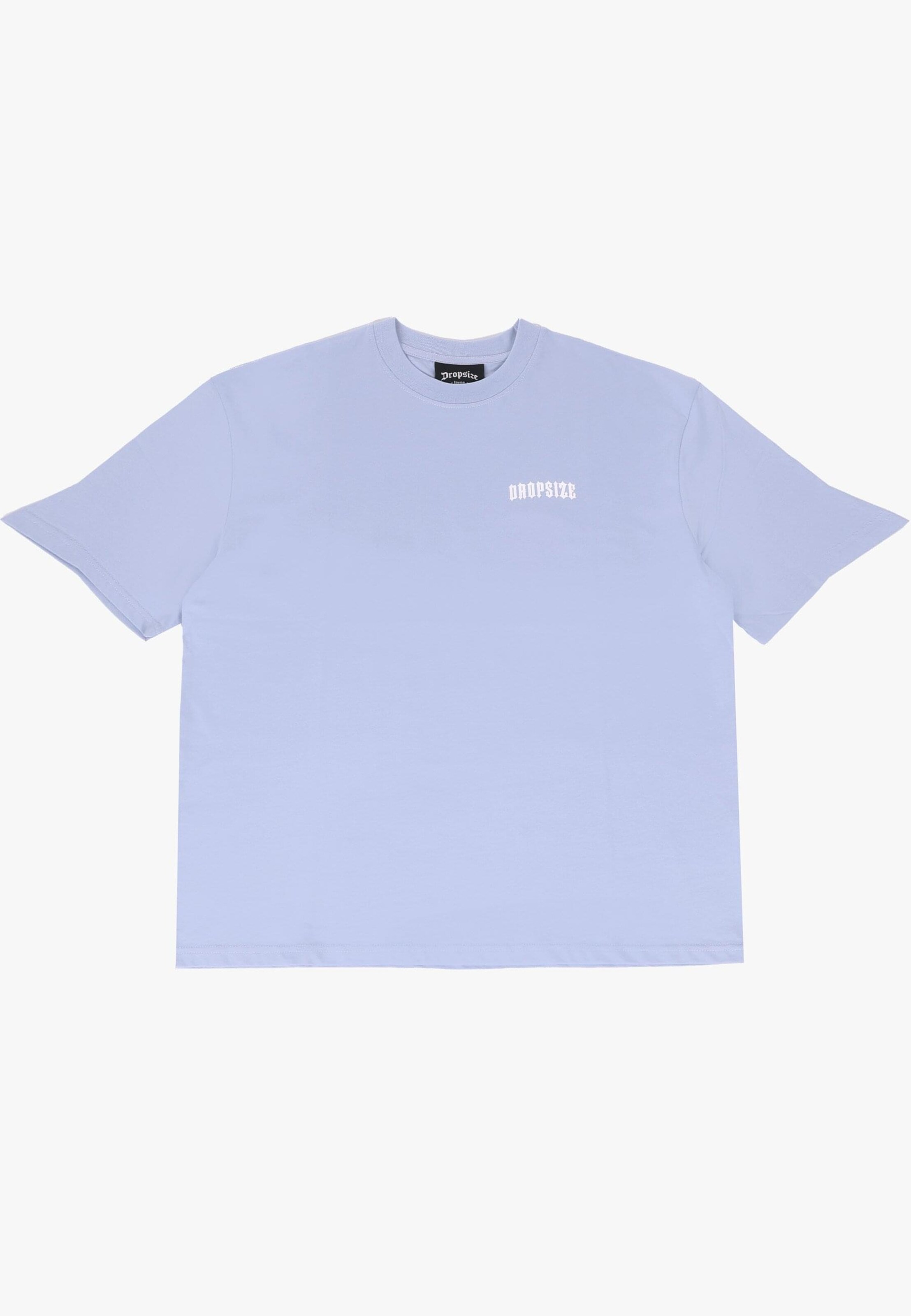 Dropsize Shirt in Blauw: voorkant