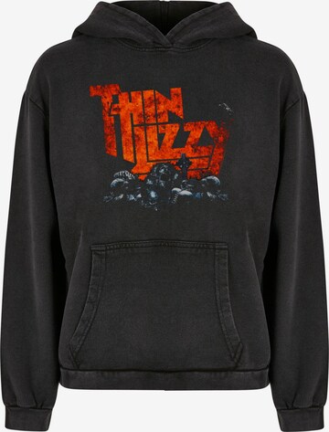 Merchcode Sweatshirt 'Ladies Thin Lizzy - Massacare' in Zwart: voorkant