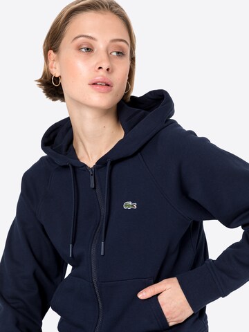 LACOSTE Кофта на молнии 'Core' в Синий