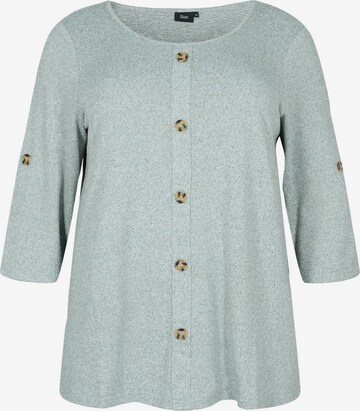 Zizzi Shirt 'VLUCCA' in Green: front