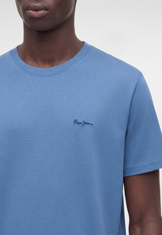 Pepe Jeans Shirt 'CONTRAST CONNOR' in Blauw