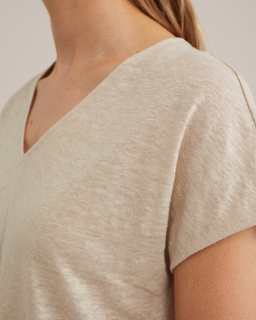 T-shirt WE Fashion en beige