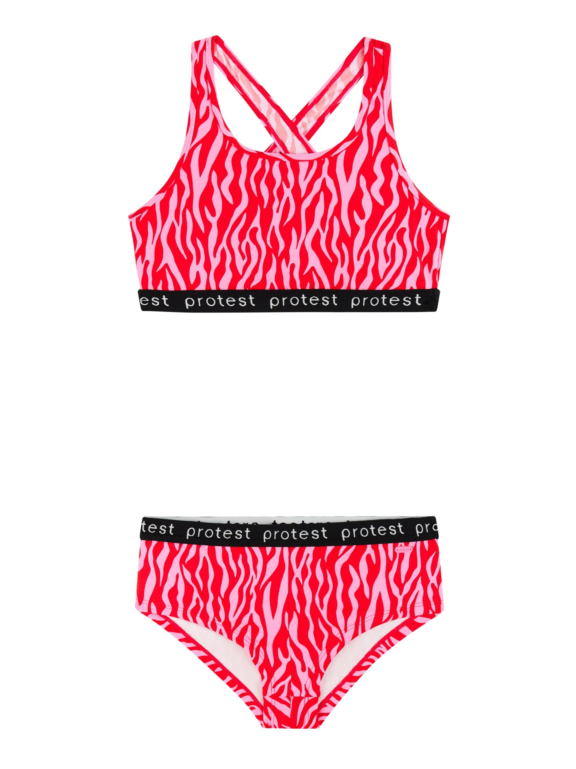PROTEST Bikini 'PRTMonicas JR' in Red: front