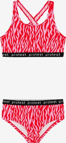 PROTEST Bikini 'PRTMonicas JR' in Red: front