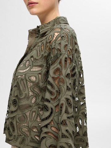 SELECTED FEMME Blouse 'SLFAllia' in Green