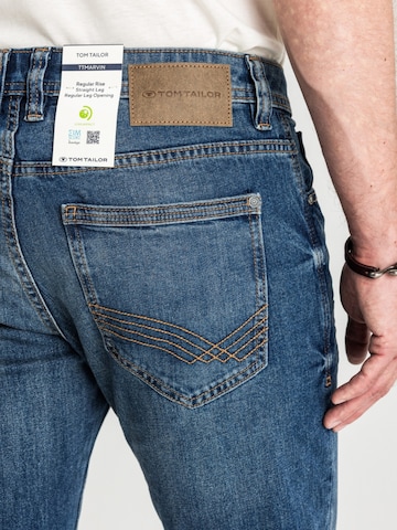 regular Jeans 'Marvin Straight Mid Stone Blue Grey Denim 1047981 10162' di TOM TAILOR in blu