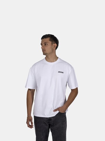 Crystal Paris Shirt 'Rose' in White