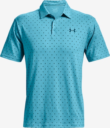 UNDER ARMOUR Performance Shirt 'Playoff' in Blue: front