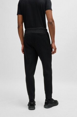 Effilé Pantalon 'Hadiko Mirror' BOSS en noir