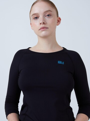 SPORTKIND Functioneel shirt '3/4-Longsleeve Shirt' in Zwart