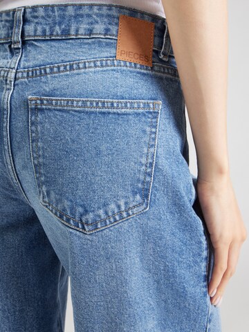 Wide leg Jeans 'PCSelma' di PIECES in blu