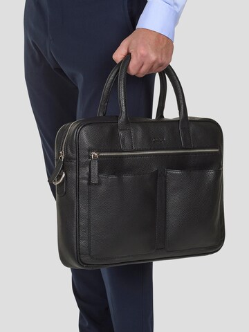 Howard London - Bolsa para portátil 'Laptop Bag Sam Black' en negro