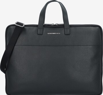 MANDARINA DUCK Laptop Bag 'Mellow' in Black: front