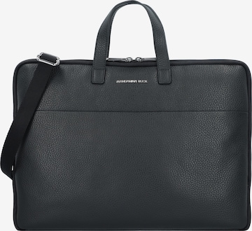 MANDARINA DUCK Laptoptas 'Mellow' in Zwart: voorkant