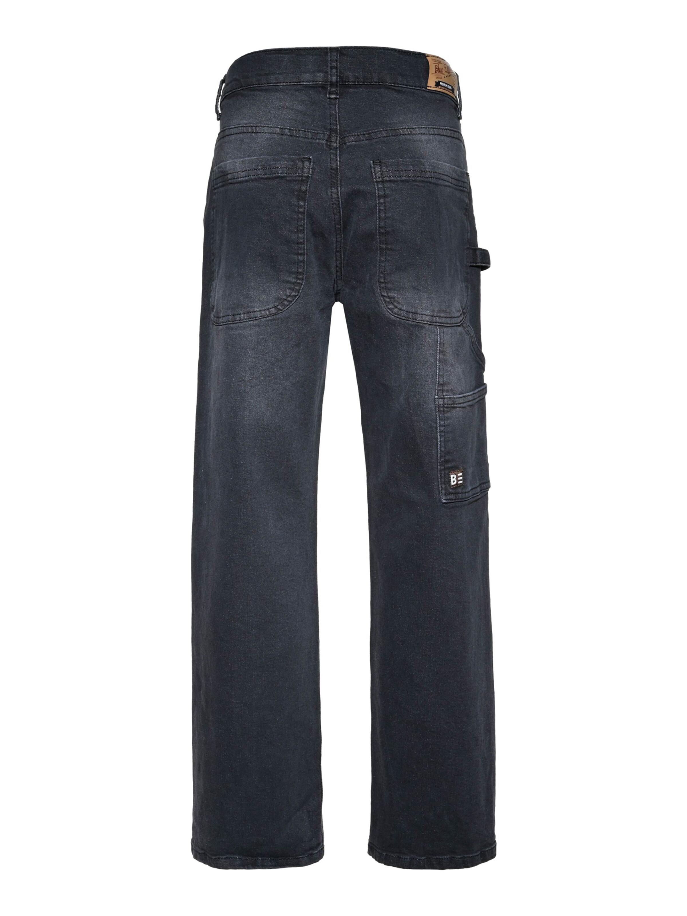 BLUE EFFECT tavaline Teksapüksid, värv must