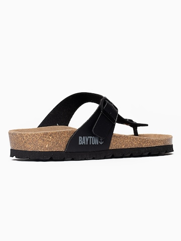 Bayton T-Bar Sandals 'Mercure' in Black